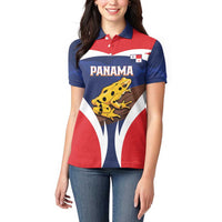 Panama Golden Frog Women Polo Shirt Coat Of Arms - Sporty Style - Wonder Print Shop