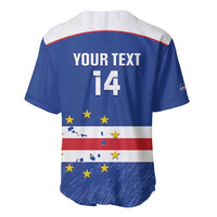 Cape Verde Football Custom Baseball Jersey Come On Tubaroes Azuis Shark - Wonder Print Shop