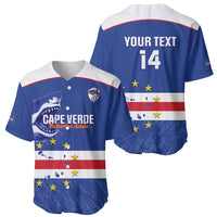 Cape Verde Football Custom Baseball Jersey Come On Tubaroes Azuis Shark - Wonder Print Shop
