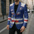 Cape Verde Football Custom Blazer Come On Tubaroes Azuis Shark - Wonder Print Shop
