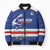 Cape Verde Football Custom Bomber Puffer Jacket Come On Tubaroes Azuis Shark - Wonder Print Shop