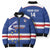 Cape Verde Football Custom Bomber Puffer Jacket Come On Tubaroes Azuis Shark - Wonder Print Shop