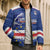 Cape Verde Football Custom Bomber Puffer Jacket Come On Tubaroes Azuis Shark - Wonder Print Shop