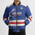 Cape Verde Football Custom Bomber Puffer Jacket Come On Tubaroes Azuis Shark - Wonder Print Shop