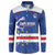 Cape Verde Football Custom Button Sweatshirt Come On Tubaroes Azuis Shark - Wonder Print Shop