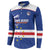 Cape Verde Football Custom Button Sweatshirt Come On Tubaroes Azuis Shark - Wonder Print Shop