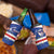 Cape Verde Football Custom 4 in 1 Can Cooler Tumbler Come On Tubaroes Azuis Shark - Wonder Print Shop
