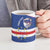 Cape Verde Football Custom Ceramic Mug Come On Tubaroes Azuis Shark - Wonder Print Shop