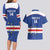 Cape Verde Football Custom Couples Matching Long Sleeve Bodycon Dress and Hawaiian Shirt Come On Tubaroes Azuis Shark - Wonder Print Shop