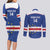 Cape Verde Football Custom Couples Matching Long Sleeve Bodycon Dress and Long Sleeve Button Shirt Come On Tubaroes Azuis Shark - Wonder Print Shop