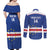 Cape Verde Football Custom Couples Matching Off Shoulder Maxi Dress and Long Sleeve Button Shirt Come On Tubaroes Azuis Shark - Wonder Print Shop