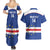 Cape Verde Football Custom Couples Matching Summer Maxi Dress and Hawaiian Shirt Come On Tubaroes Azuis Shark - Wonder Print Shop