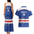 Cape Verde Football Custom Couples Matching Tank Maxi Dress and Hawaiian Shirt Come On Tubaroes Azuis Shark - Wonder Print Shop