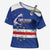 Cape Verde Football Custom Cross Shoulder Shirt Come On Tubaroes Azuis Shark - Wonder Print Shop