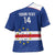 Cape Verde Football Custom Cross Shoulder Shirt Come On Tubaroes Azuis Shark - Wonder Print Shop