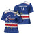 Cape Verde Football Custom Cross Shoulder Shirt Come On Tubaroes Azuis Shark - Wonder Print Shop