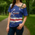 Cape Verde Football Custom Cross Shoulder Shirt Come On Tubaroes Azuis Shark - Wonder Print Shop