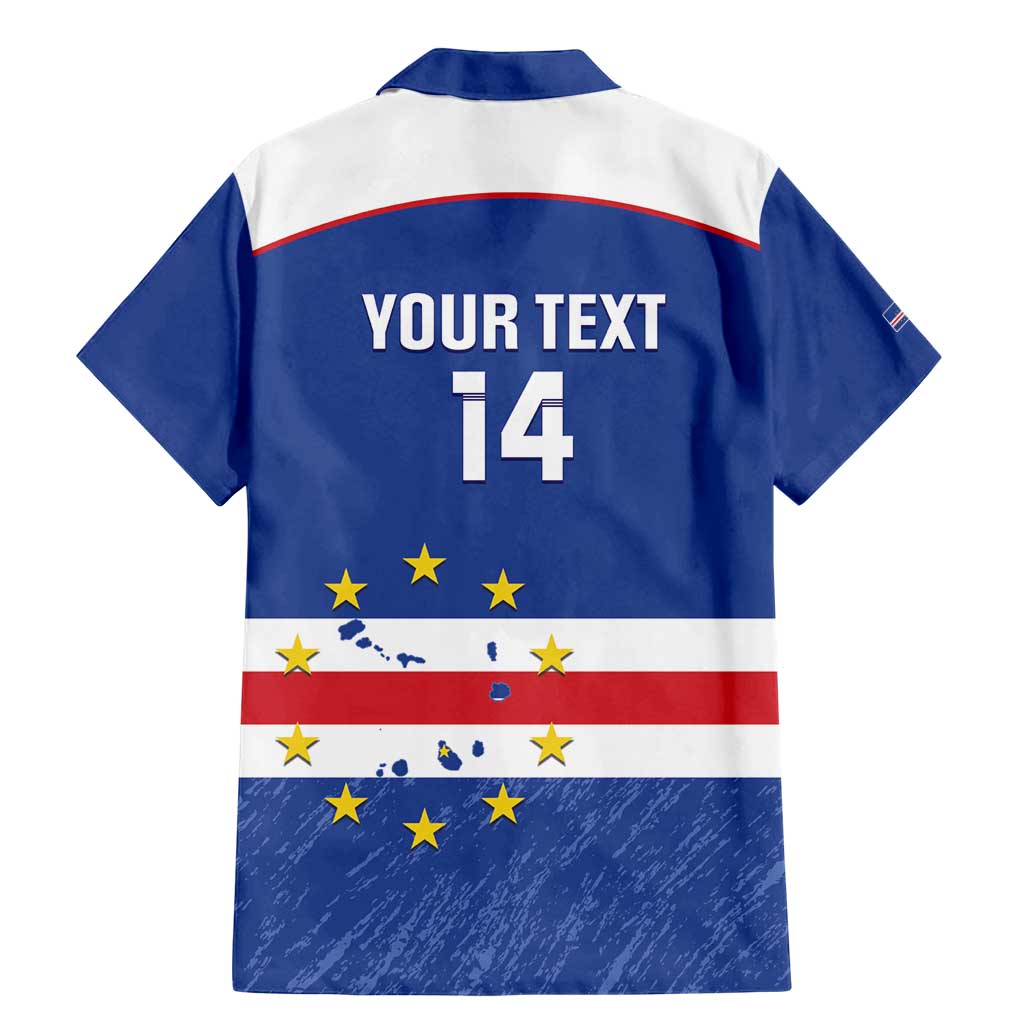 Cape Verde Football Custom Family Matching Mermaid Dress and Hawaiian Shirt Come On Tubaroes Azuis Shark - Wonder Print Shop