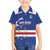 Cape Verde Football Custom Family Matching Off The Shoulder Long Sleeve Dress and Hawaiian Shirt Come On Tubaroes Azuis Shark - Wonder Print Shop