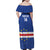 Cape Verde Football Custom Family Matching Off Shoulder Maxi Dress and Hawaiian Shirt Come On Tubaroes Azuis Shark - Wonder Print Shop