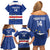Cape Verde Football Custom Family Matching Off Shoulder Short Dress and Hawaiian Shirt Come On Tubaroes Azuis Shark - Wonder Print Shop