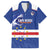 Cape Verde Football Custom Family Matching Off Shoulder Short Dress and Hawaiian Shirt Come On Tubaroes Azuis Shark - Wonder Print Shop