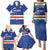 Cape Verde Football Custom Family Matching Puletasi and Hawaiian Shirt Come On Tubaroes Azuis Shark - Wonder Print Shop