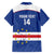 Cape Verde Football Custom Family Matching Puletasi and Hawaiian Shirt Come On Tubaroes Azuis Shark - Wonder Print Shop