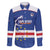 Cape Verde Football Custom Family Matching Puletasi and Hawaiian Shirt Come On Tubaroes Azuis Shark - Wonder Print Shop
