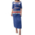 Cape Verde Football Custom Family Matching Puletasi and Hawaiian Shirt Come On Tubaroes Azuis Shark - Wonder Print Shop