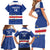 Cape Verde Football Custom Family Matching Short Sleeve Bodycon Dress and Hawaiian Shirt Come On Tubaroes Azuis Shark - Wonder Print Shop