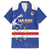 Cape Verde Football Custom Family Matching Short Sleeve Bodycon Dress and Hawaiian Shirt Come On Tubaroes Azuis Shark - Wonder Print Shop