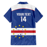 Cape Verde Football Custom Family Matching Short Sleeve Bodycon Dress and Hawaiian Shirt Come On Tubaroes Azuis Shark - Wonder Print Shop