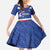 Cape Verde Football Custom Family Matching Summer Maxi Dress and Hawaiian Shirt Come On Tubaroes Azuis Shark - Wonder Print Shop