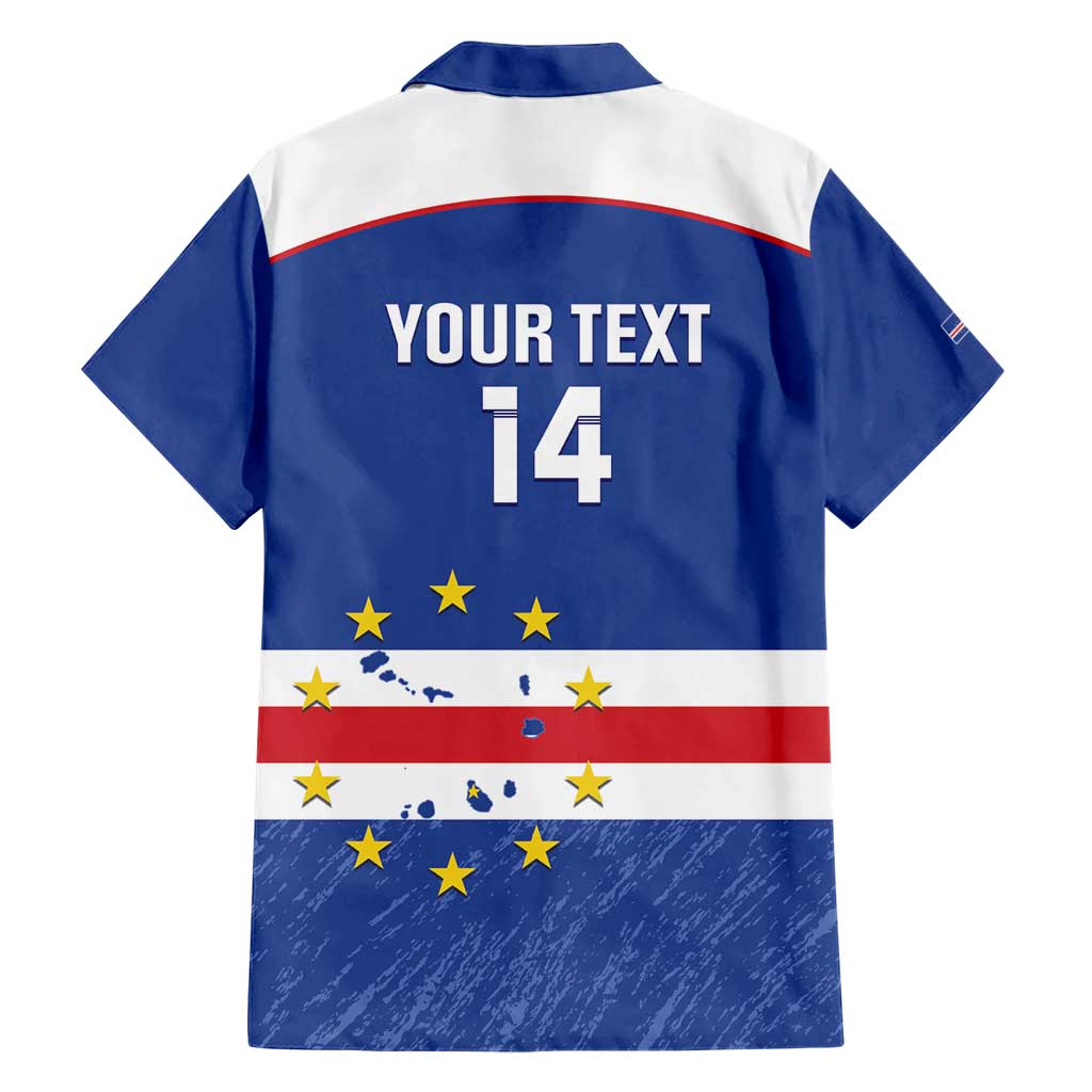 Cape Verde Football Custom Hawaiian Shirt Come On Tubaroes Azuis Shark - Wonder Print Shop