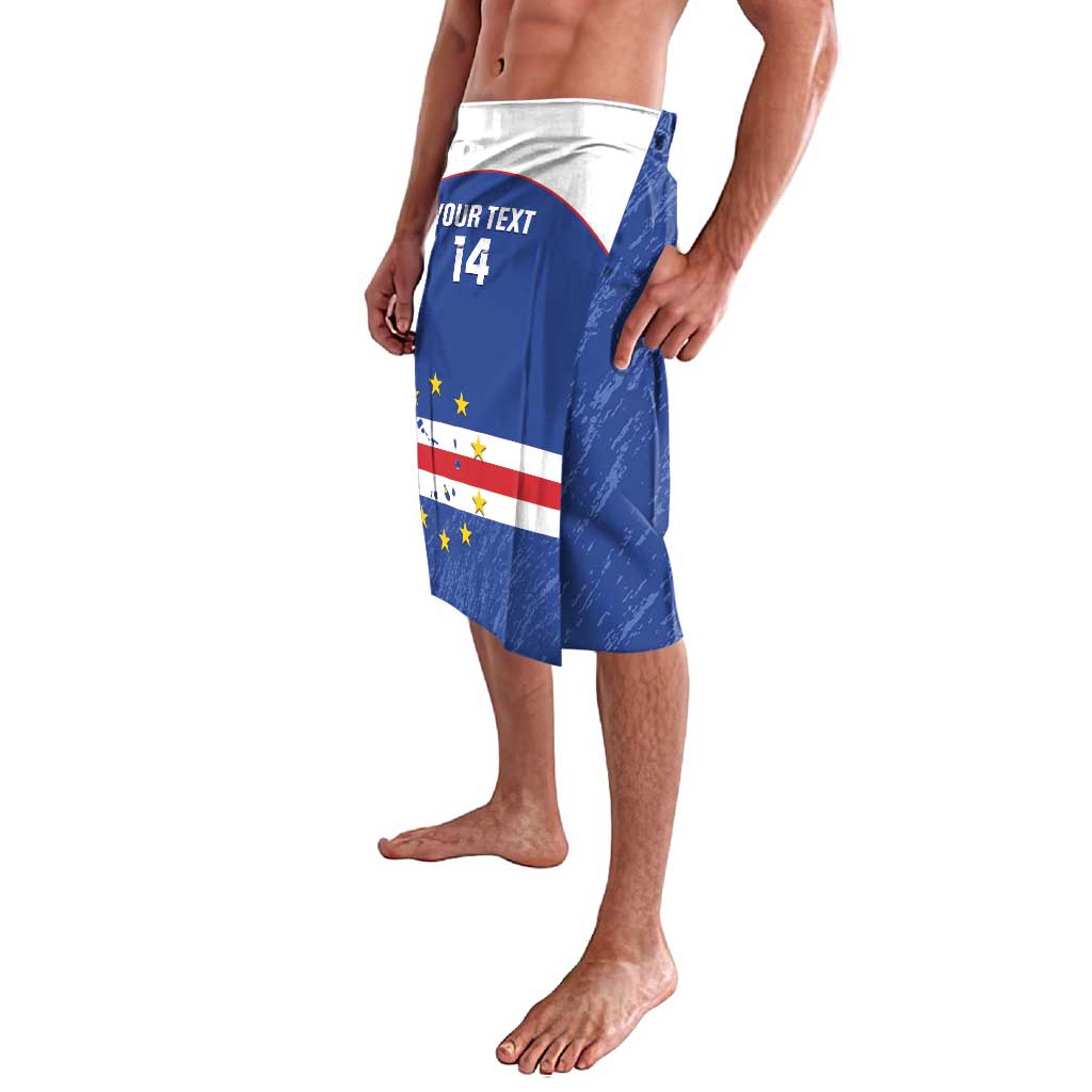 Cape Verde Football Custom Lavalava Come On Tubaroes Azuis Shark - Wonder Print Shop