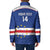 Cape Verde Football Custom Padded Jacket Come On Tubaroes Azuis Shark - Wonder Print Shop