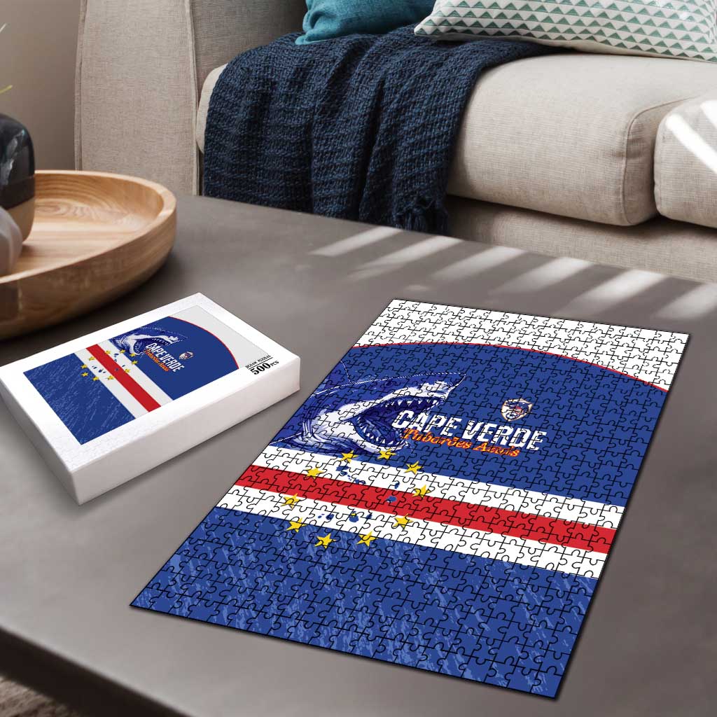 Cape Verde Football Puzzle Come On Tubaroes Azuis Shark - Wonder Print Shop