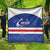 Cape Verde Football Quilt Come On Tubaroes Azuis Shark - Wonder Print Shop