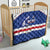Cape Verde Football Quilt Come On Tubaroes Azuis Shark - Wonder Print Shop