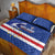 Cape Verde Football Quilt Bed Set Come On Tubaroes Azuis Shark - Wonder Print Shop