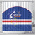 Cape Verde Football Shower Curtain Come On Tubaroes Azuis Shark - Wonder Print Shop