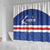 Cape Verde Football Shower Curtain Come On Tubaroes Azuis Shark - Wonder Print Shop