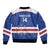 Cape Verde Football Custom Sleeve Zip Bomber Jacket Come On Tubaroes Azuis Shark - Wonder Print Shop