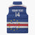 Cape Verde Football Custom Sleeveless Puffer Jacket Come On Tubaroes Azuis Shark - Wonder Print Shop