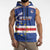 Cape Verde Football Custom Sleeveless Zip Hoodie Come On Tubaroes Azuis Shark - Wonder Print Shop