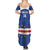 Cape Verde Football Custom Summer Maxi Dress Come On Tubaroes Azuis Shark - Wonder Print Shop