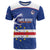 Cape Verde Football Custom T Shirt Come On Tubaroes Azuis Shark - Wonder Print Shop