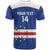 Cape Verde Football Custom T Shirt Come On Tubaroes Azuis Shark - Wonder Print Shop