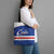 Cape Verde Football Tote Bag Come On Tubaroes Azuis Shark - Wonder Print Shop